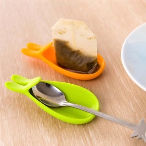 Sealbhóir mála tae cruth coinín, gearrthóga tae tae gearrthóg cupán, gearrthóga infuser tae silicone
