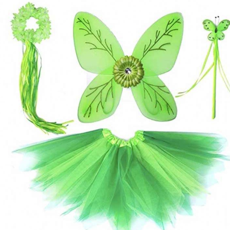Fancy Oíche Shamhna Cóisir Nollag Gúna Suas 2-11y Cailín Beag Banphrionsa Tinker Bell Éadaí HCTB-002