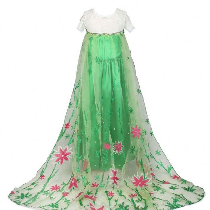 Amazon Barr Seller Girl Girl Girl Gredume Gúna Banphrionsa Anna Kids Gúna Elsa le haghaidh 4-10y HCGD-019