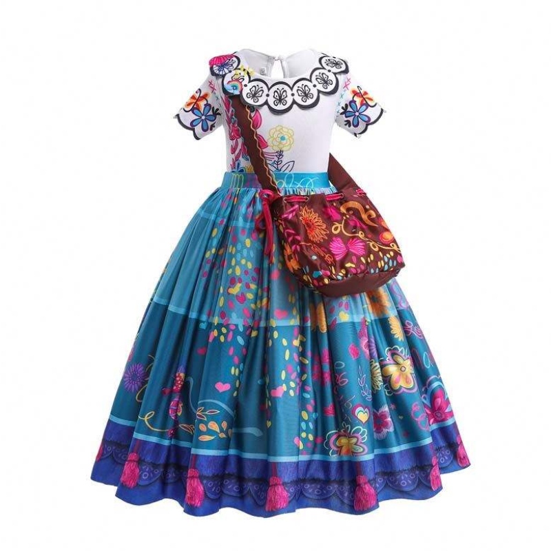 Mná Suitsí Oíche Shamhna Cáirsí Éadaí Cosplay Gúna Éadaí Mirabel Gúna Mirabel Éadaí Encanto Aosach HCIS-009