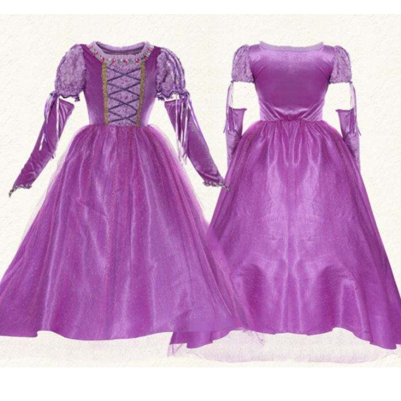2022 Éadaí Cosplay Oíche Shamhna Mná Rapunzel Banphrionsa Aosach Sóifia Éadaí HCRS-013