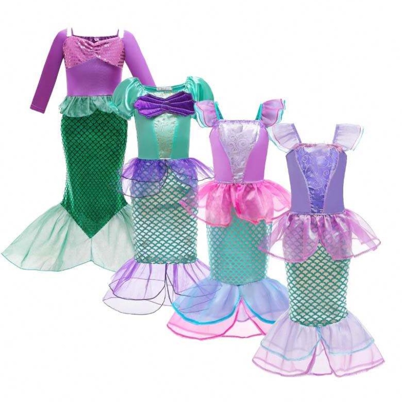 Cóisir lá breithe Oíche Shamhna cultacha Nollag le gabhálais Cailíní Beaga Soláthairtí Éadaí Carnival Mermaid HCMM-005