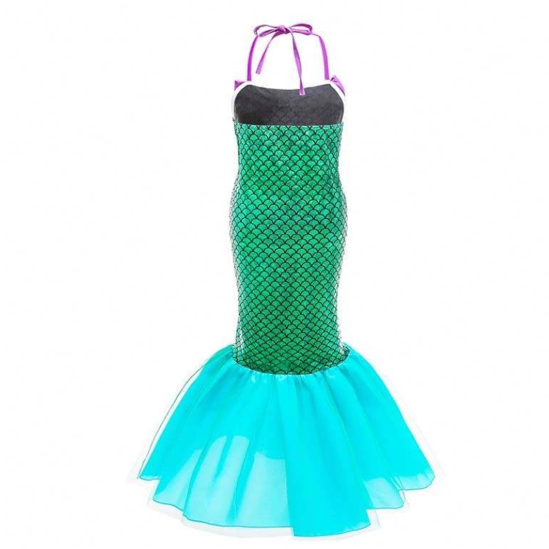 Kids Baby Cailín Cosplay Complates Ariel Banphrionsa Gúna Little Mermaid Do Pháistí Cailín Leanbh HCMM-009