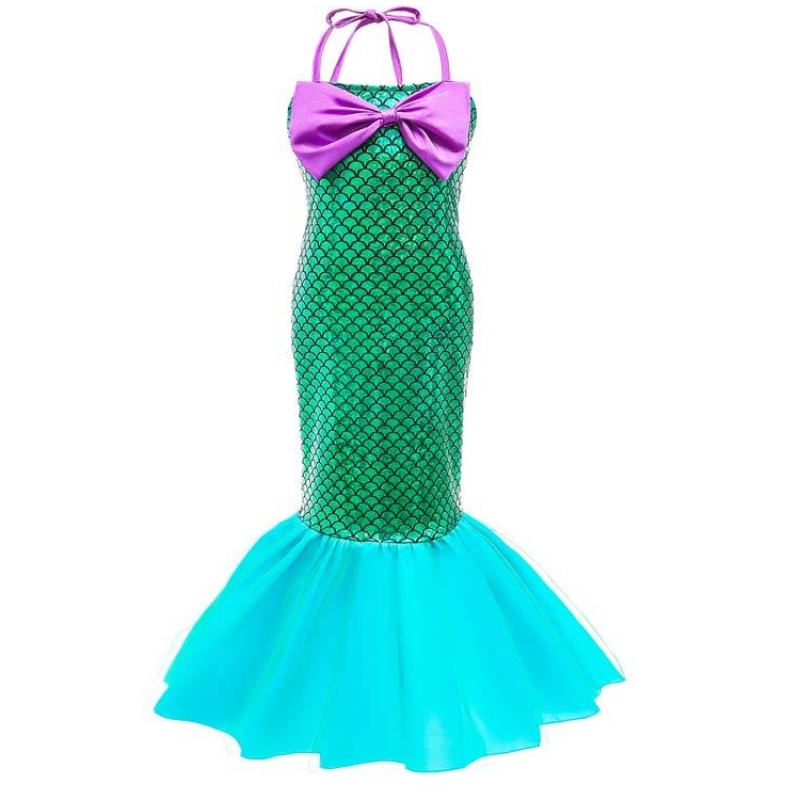 Kids Baby Cailín Cosplay Complates Ariel Banphrionsa Gúna Little Mermaid Do Pháistí Cailín Leanbh HCMM-009