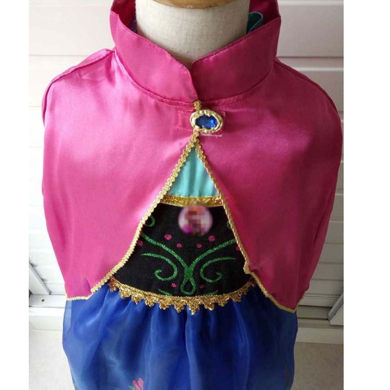 Cailíní Elsa Anna Gúna Cartoon Cosplay Snow Banríon Gúnaí Banphrionsa Elsa Leanaí Gúnaí Éadaí do Chailíní