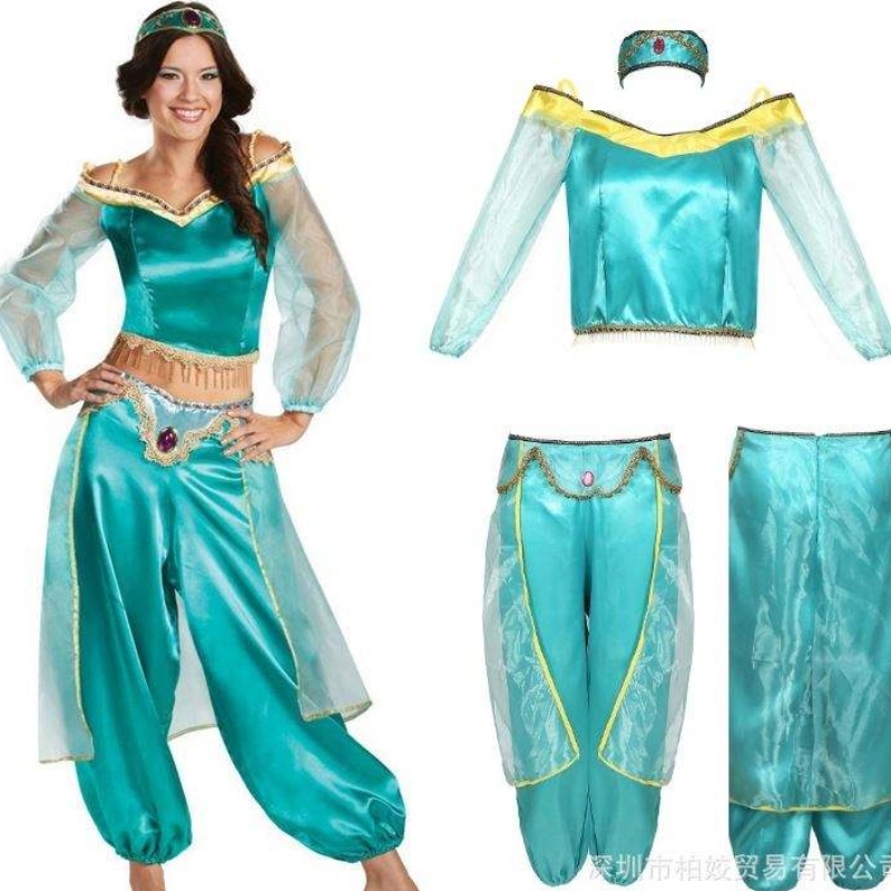 Jasmine Banphrionsa Gúna Cosplay Cosplay Cosplay Oíche Shamhna Caitheamh Céim Cosplay