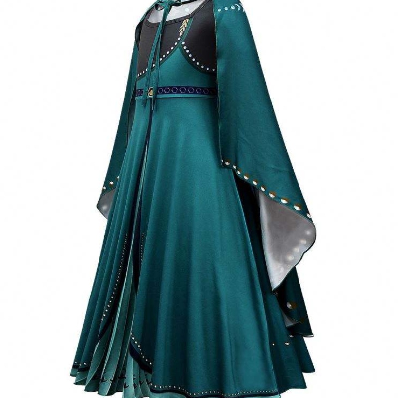 Anna Elsa Banphrionsa Gúna Do Chailín Cóisir Breithlá Cailíní Prome Prom Kids Kids Helloween Nchristmas Cosplay Snow Snow Queen Coronation éadaí