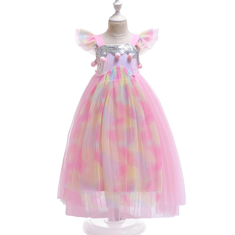 Díol te banphrionsa álainn éadaí éadaí lá breithe cóisir lá breithe adharc unicorn sequin tutu gúna cailín tutu do chailíní beaga