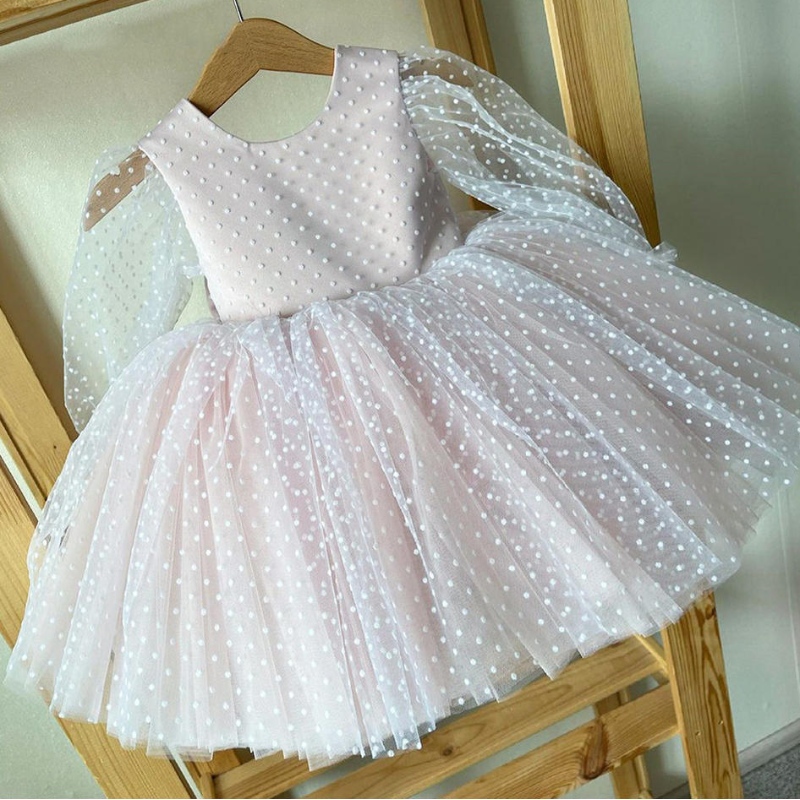 Ruffles galánta gúna gúnaí bláth gúnaí cailíní criostail páistí criostail do phóstaí cóisir pageant gowns vestidos de fiesta