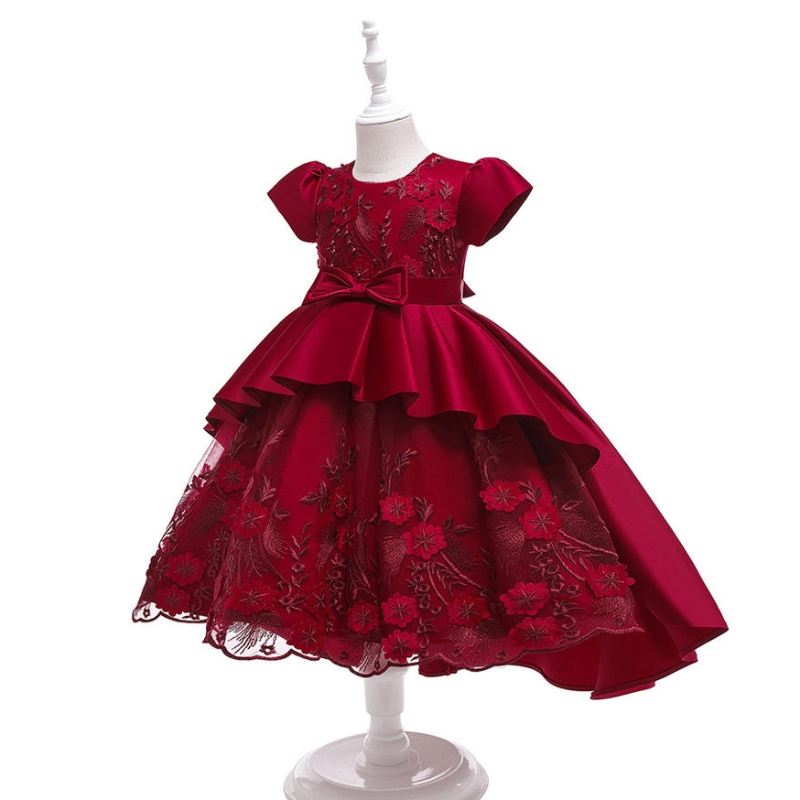Leanaí Mórdhíola Éadaí Bróidnéireacht Éadaí Gúnaí Fancy Do Chailíní Cóisir Bainise Breithlá Breithlá Gúna Gúna Ball Frock Gúna