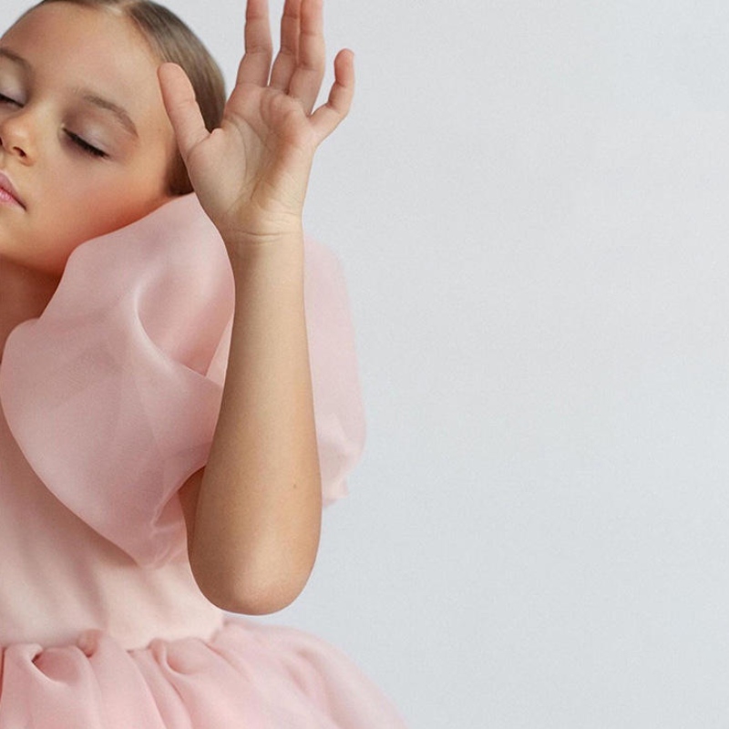 Cailín faisin banphrionsa gúna seanré tulle tulle vestido puff sleeve bainise bándearg cóisir lá breithe tutu tutu gúna gúna liathróid