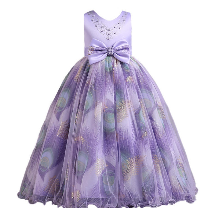Kids Cailínnaíonán Bláth Páirtí Banphrionsa Páirtí Tutu Leanaí Leanaí Bainise LASE Gúna Nollag Vestidos Éadaí