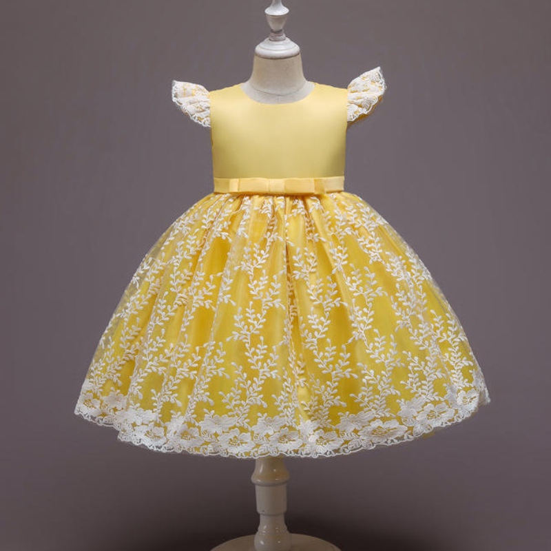 Leanaí Gúna Banphrionsa Mogalra Skirt Puffy Skirt Cailín Bláthanna Damhsa Éadaí Pianó