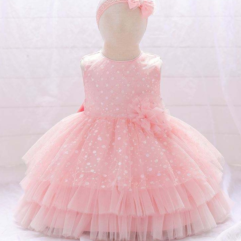 Babaínaíonán tulle sleeveless liathróid gúna cailíní lá breithe cóisir lá breithe tráthnóna banphrionsa páistí tutu tutu gúna layered