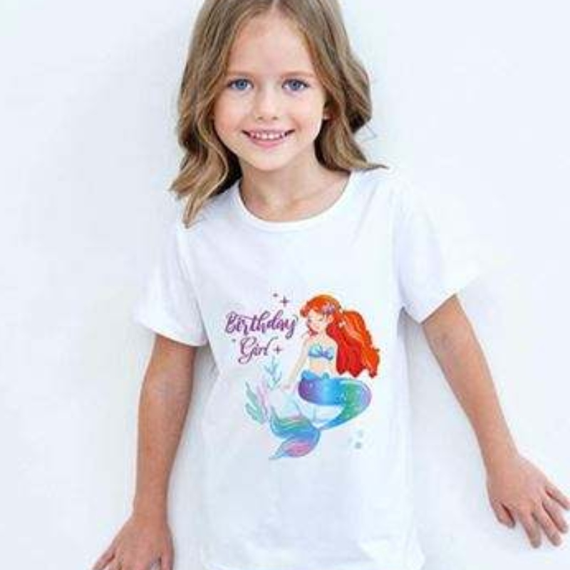 Baige Cailín Samhraidh Gearr-Sleeved Unicorn Gleoite Unicorn T-Léine T-Léine T-Léine Rainbow Tutu Sciorta Feidhmíochta