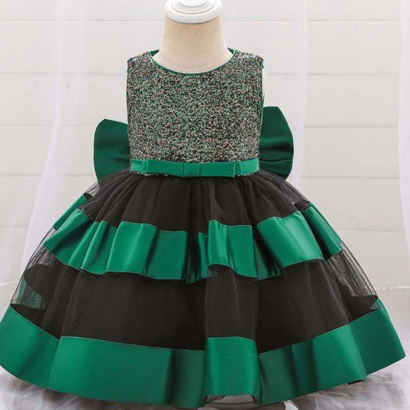 Baill éadaigh páistí ar ardchaighdeán leanaí cultacha dearadh frock gúna baisteadh cailín leanbh L1919XZ