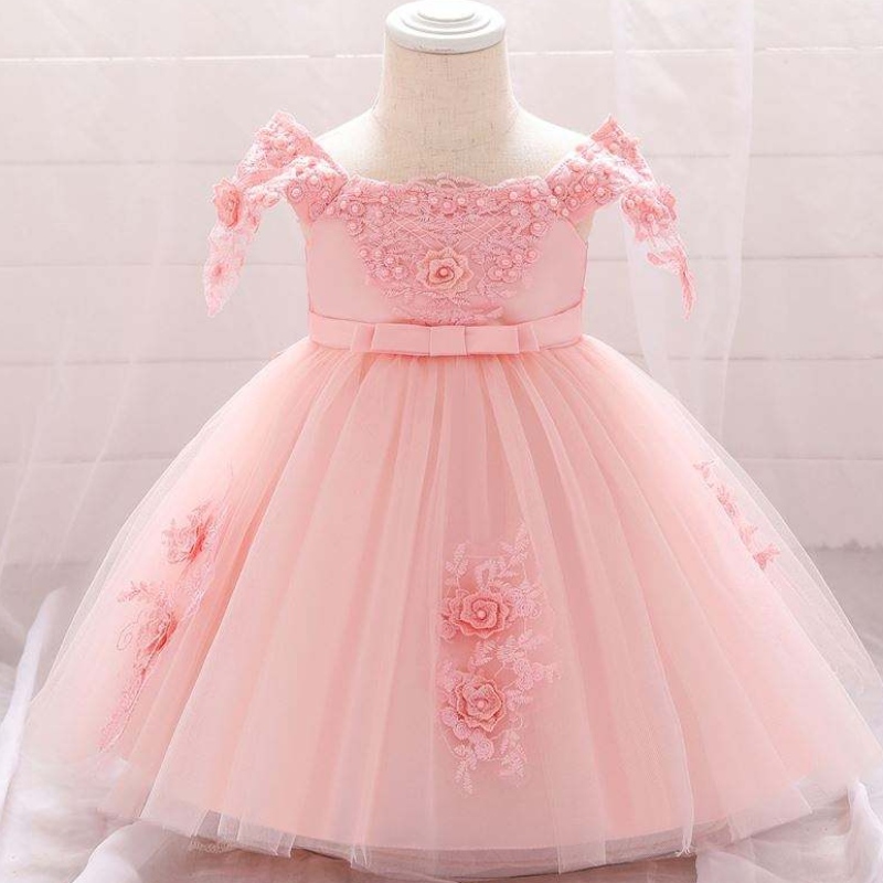 Gúna ban banphrionsa páistí ardchaighdeáin Leanaí Dearadh Frock Dearadh Feisteas Embriodary L5057XZ