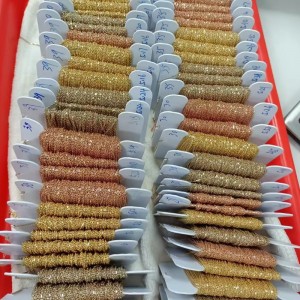 18Kn14kn10kn9knucklace óir DIY réidh le long