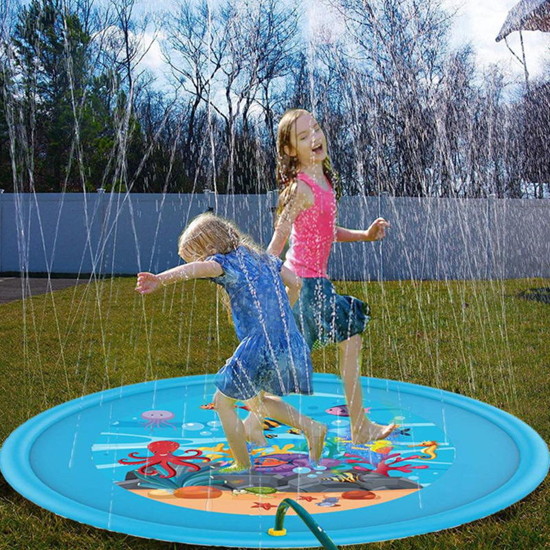 Sprinkler Inflatable Mat Mat Pet Kids Pad Splash Pad