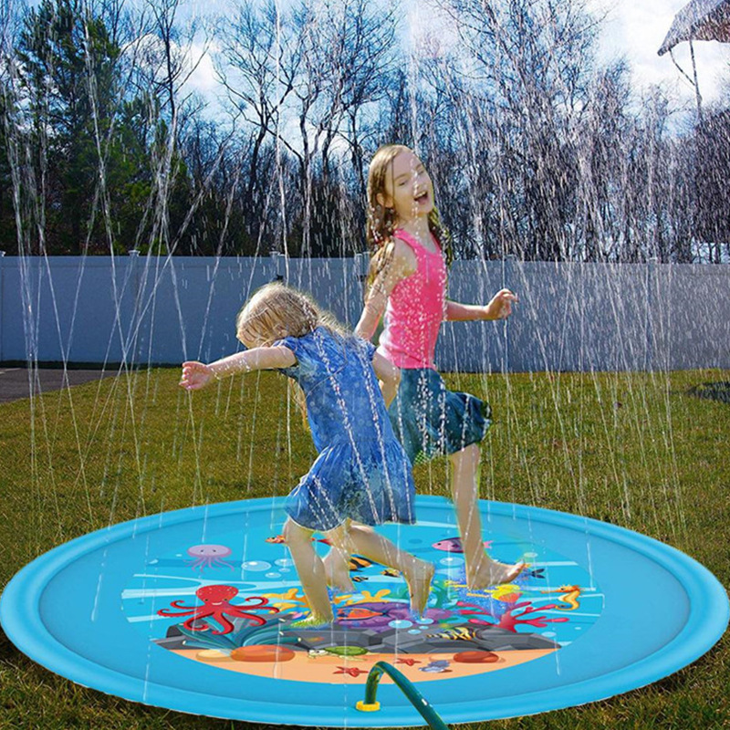 Sprinkler Inflatable Mat Mat Pet Kids Pad Splash Pad