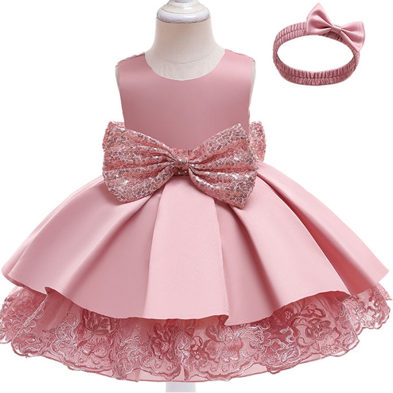 Leanbh 1ú lá breithe baisteadh sequin tutu gúna páistí éadaí tachrán cailíní tachrán cóisir banphrionsa tráthnóna