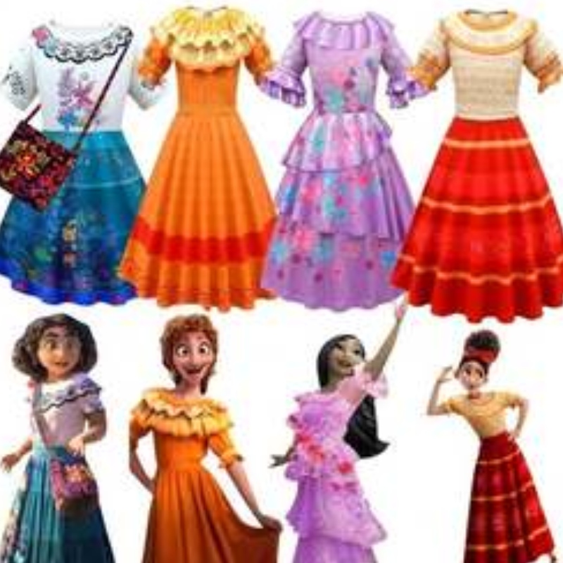 Gúna Cosplay Mirabel Baige Kids Baige Kids