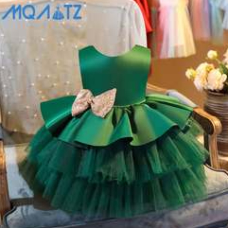Baige Leanaí Nua Gúna Páirtína bPáirtithe Frock Kids Éadaí Bainise Éadaí Sleeveless Midi Páirtí