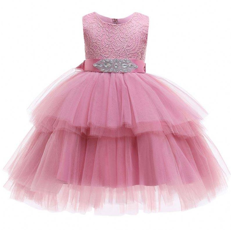 Õhtusöök Mood Lapsed Fancy Peokleidid Pits Designs Tüdrukud Frock Sünnipäev Tutu kleit L1746