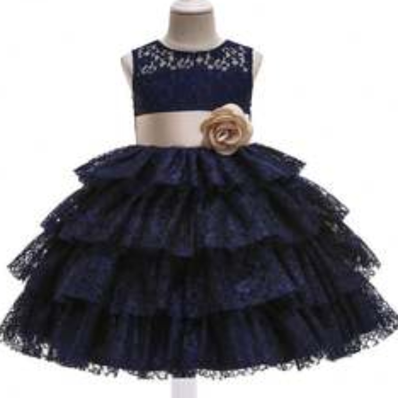 Gúna cóisir tráthnóna stylish baigenua 3-10years Girl Flower Girl LASE GOWN Ball Ball
