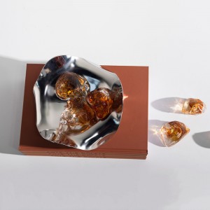 Tráidire Wavy Airgid