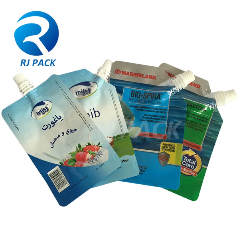 Struchtúr agus tréithe an phouch spout