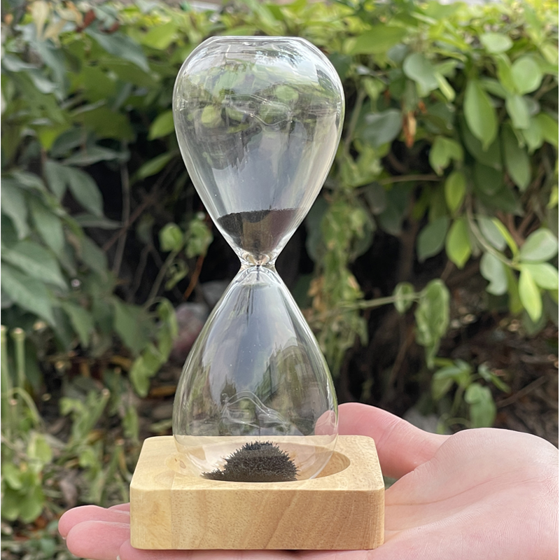 Amazon Hot Margaí Hot Gloine Gloine Gloine Breiseán Cruthaitheach Bronntanais Cuimhneacháin Cruthaitheacha 15 N30minute Gloine Uainíochta Gaineamh Maighnéadach Le Bonn Adhmaid
