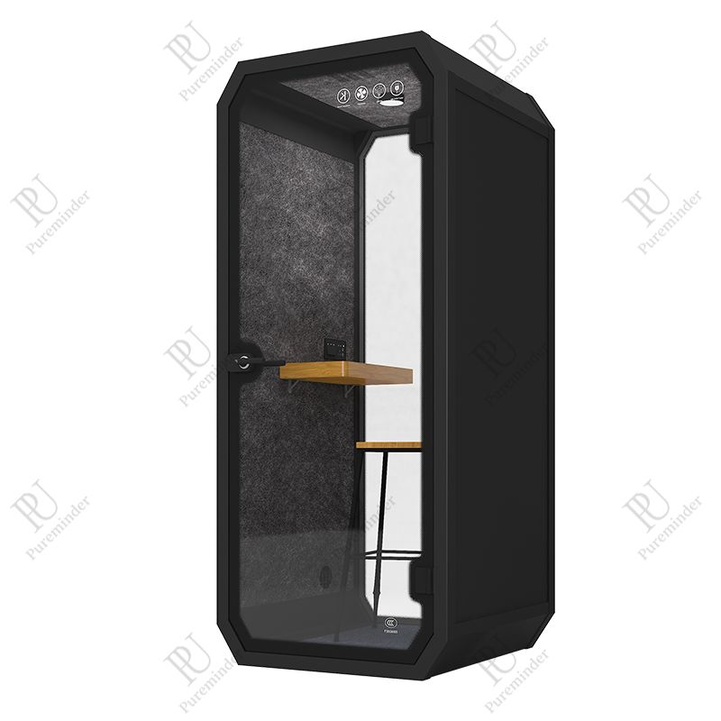 Méid PureMinder S Soundproof Booth Tost Príobháideachta Príobháideachais Príobháideach le haghaidh Iarratais Allamuigh