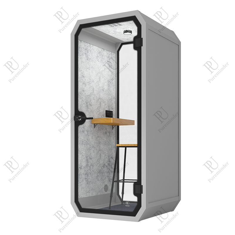 Méid PureMinder S Soundproof Booth Tost Príobháideachta Príobháideachais Príobháideach le haghaidh Iarratais Allamuigh