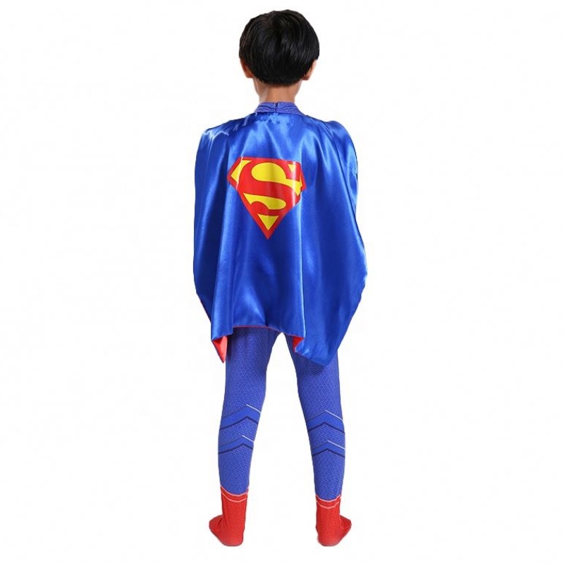 Marvel DC Superhero TV Nmovie Blue Figiúirí Comic Fíor -Chosplay Cosplay Bodysuit Riteoga Anime Feisteas Super Man le Cloak