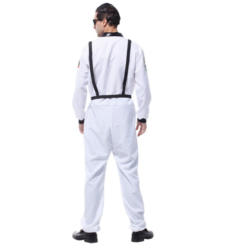 2022 Hot2022 Costumes Oíche Shamhna Díolacháin Hot Do Spacesuit Spacesuit Orange agus Bán Cosmaut Cosplay Costumes Costas Díol Costais Oíche Shamhna le haghaidh Fear Spacesuit Spacesuit Orange agus Bán Cosmanat Cosmail Cosmail