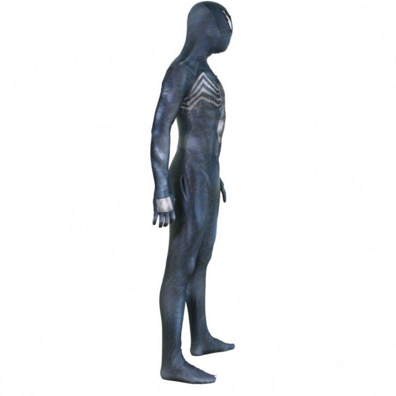 Black Zentai Suit Oíche Shamhna Páirtí Breithlá Carnival Páirtí Úrscéalta N Úsáid Speisialta Symbiote Spiderman Venom éadaí