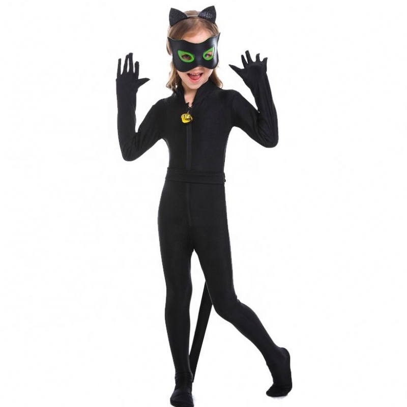 Leanaí Hot Oíche Shamhna an Fear Bat Cosplay Costumes Cailíní Cat Cat Bean Ceannairí Superhero