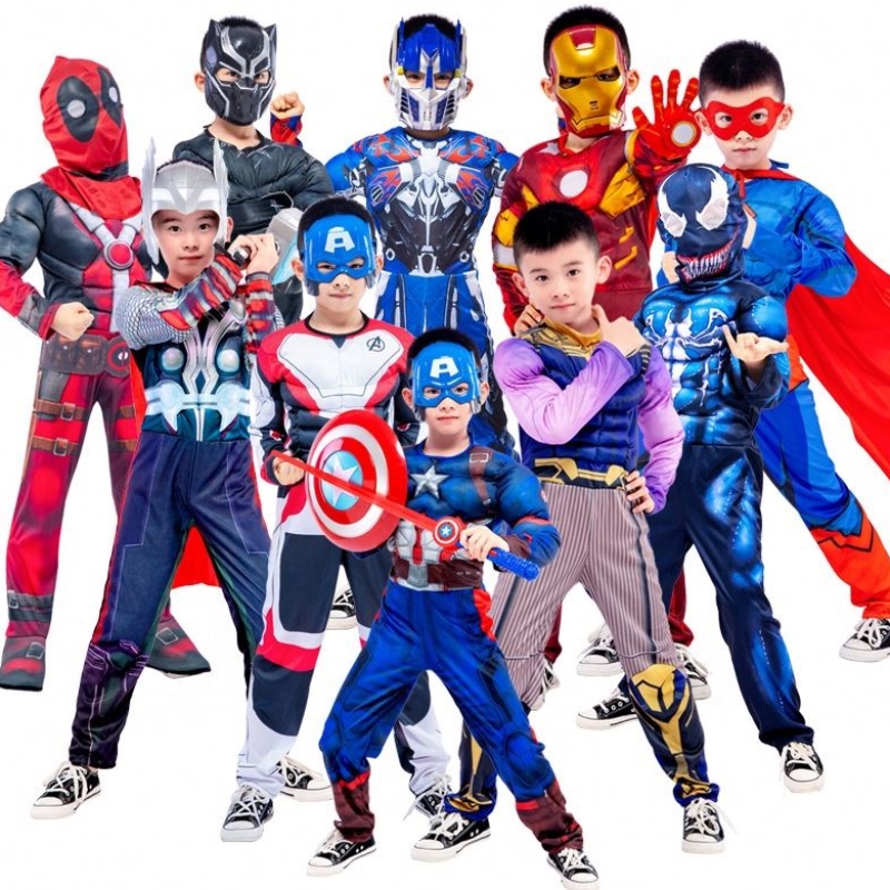 Teilifís Nua Nua Nmovie Costumes Superhero Cosplay Leanaí Costas Leanaí Spider-Man
