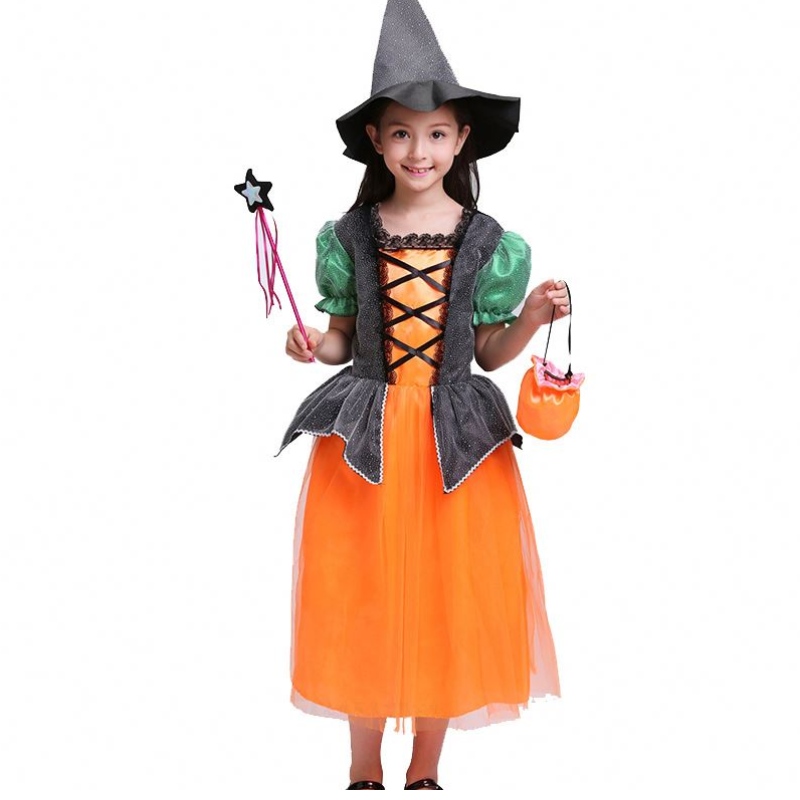 2022 Páirtí Oíche Shamhna Gléasadh suas éadaí damhsa cailleach le hata witches HCVM-004