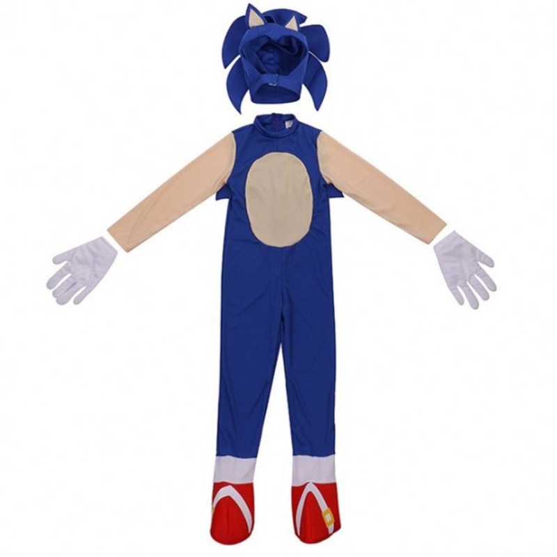 Leanaí Oíche Shamhna Onic Sonic Sonic An Cartoon Hedgehog Sonic Boy Cosplay Cluiche Éadaí Feidhmíochta Cluiche