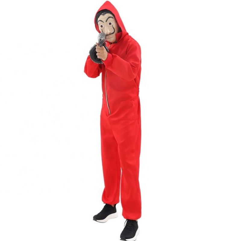 An Spáinn TV Salvador Dali Movie Movie Airgead Heist Teach an Pháipéir La Casa de Papel Costumes Páirtí Oíche Shamhna Éadaí Cosplay