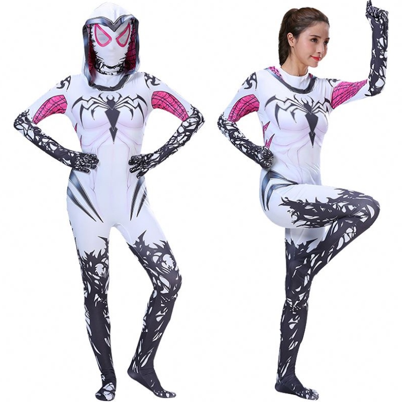 2022 Dearadh Nua Elastic agus breathable leaisteacha agus breathable Venom Bodysuit Costumes Cosplay Cosplay