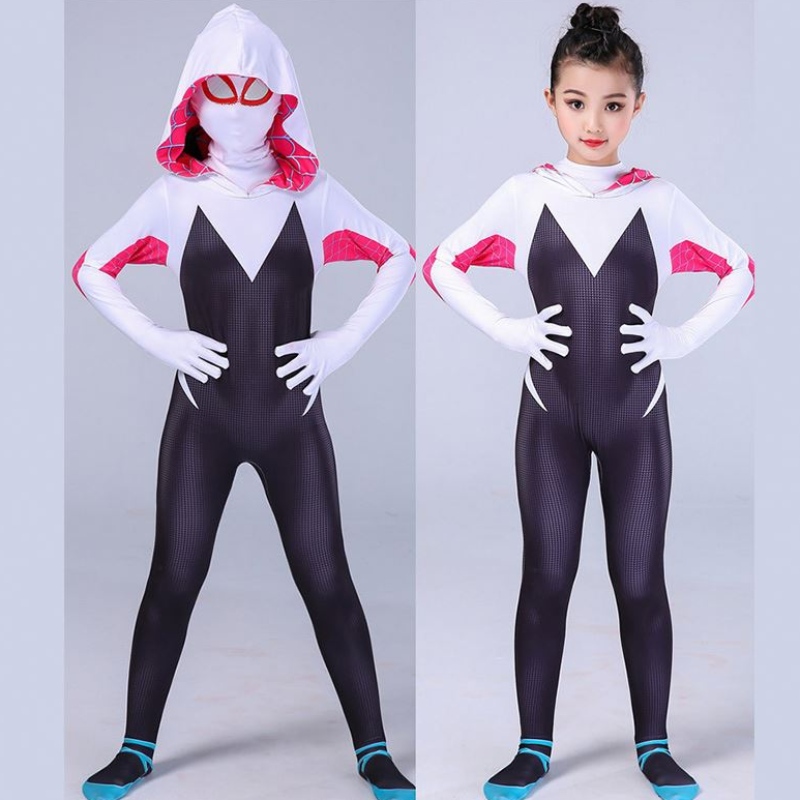 Déantúsóirí éagsúlacht mhórdhíola de damhán alla comhthreomhar domhanda agus cultacha éadaí cosplay breathable marvel