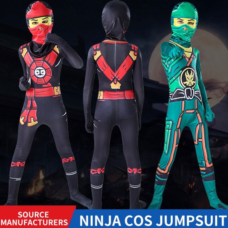 Soláthraithe éadaí Oíche Shamhna Mórdhíolana Seapáine Ninja Bodysuit Costumes Cosplay