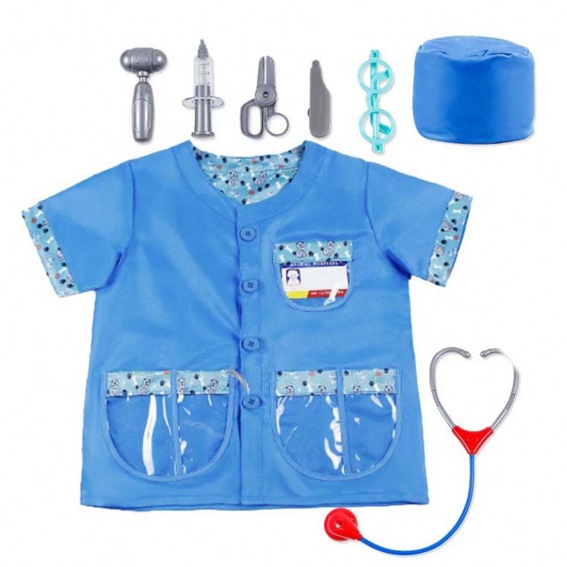 Gairm Leanaí Kid Cosplay Altra Il-ghairme Vet Dochtúir Kid Dochtúir Éadaí HCBC-003