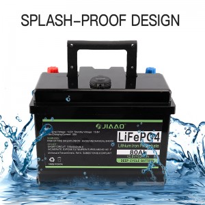 LFP päikesepatarei 12v 80ah Lifepo4 aku liitiumion aku