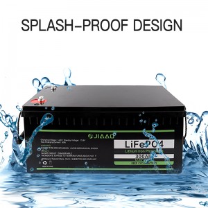 25V 300/400Ah laetav LiFePO4 liitiumioonaku bluetooth BMS-iga