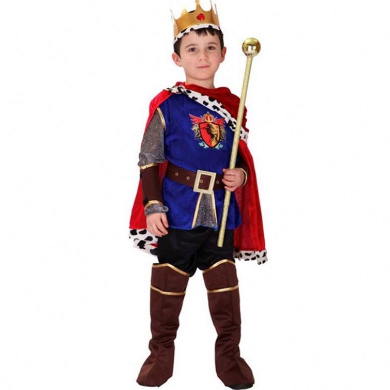 Páirtí Oíche Shamhna Gúna Fancy Suas Knight Carnival Warrior Prince King éadaí do bhuachaillí HCBC-021