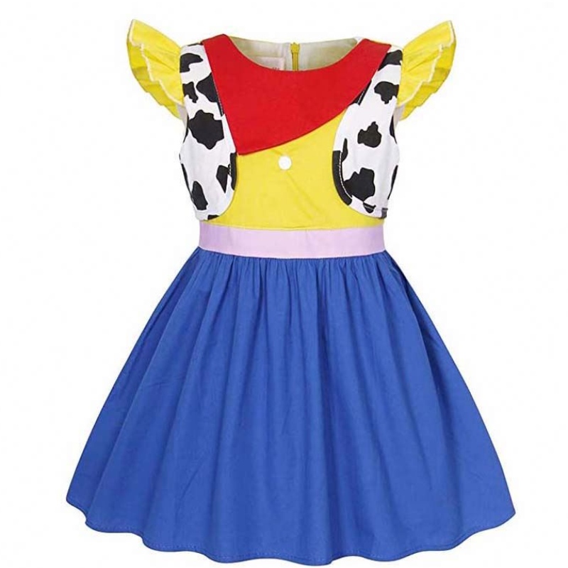 Gúna cóisirna Nollag suasna páistí Joyfit Breithlá Outfit Cowgirl Cowgirl Lapadán HCTS-001